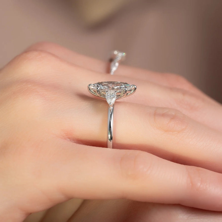  The Lauren Marquise Lab Diamond Ring 14k White Gold 004 Final