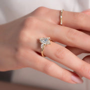  The Lauren Marquise Lab Diamond Ring 14k Yellow Gold 004 Final