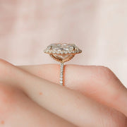  The Lenny Oval Moissanite Ring 18k Yellow Gold 004 Final