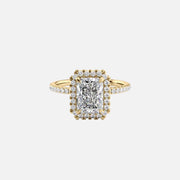The Lenny Radiant Lab Diamond Ring 14k Yellow Gold 001