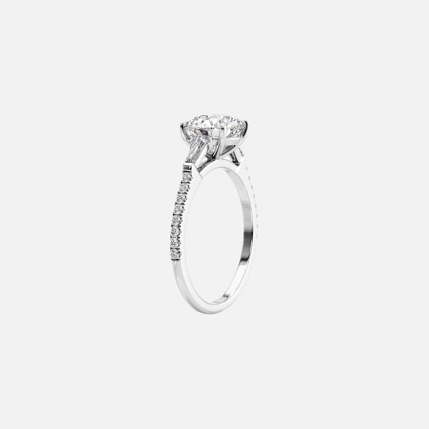 The Leona Marquise Pave Moissanite Ring - KNT - Engagement Rings, Wedding Bands & Fine Jewelry