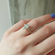 The Leona Marquise Pave Moissanite Ring - KNT - Engagement Rings, Wedding Bands & Fine Jewelry