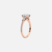 The Leona Princess Pave Moissanite Ring - KNT - Engagement Rings, Wedding Bands & Fine Jewelry