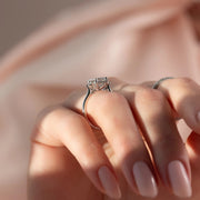  The Lia Emerald Lab Diamond Ring 18k White Gold 004 Final
