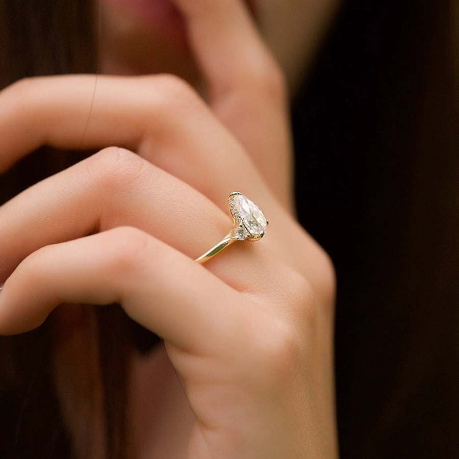  The Lia Pear Moissanite Ring 14k Yellow Gold 004 Final