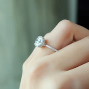  The Mandy Round Moissanite Ring 14k White Gold 004 Final