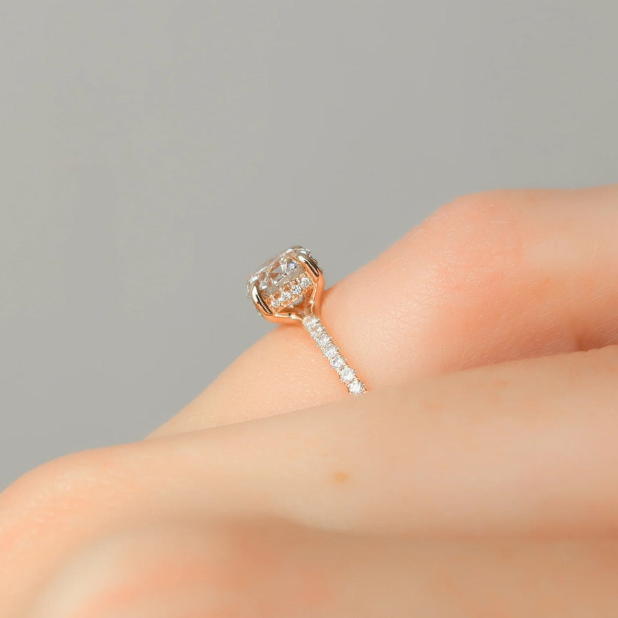  The Mandy Round Moissanite Ring 18k Rose Gold 004 Final
