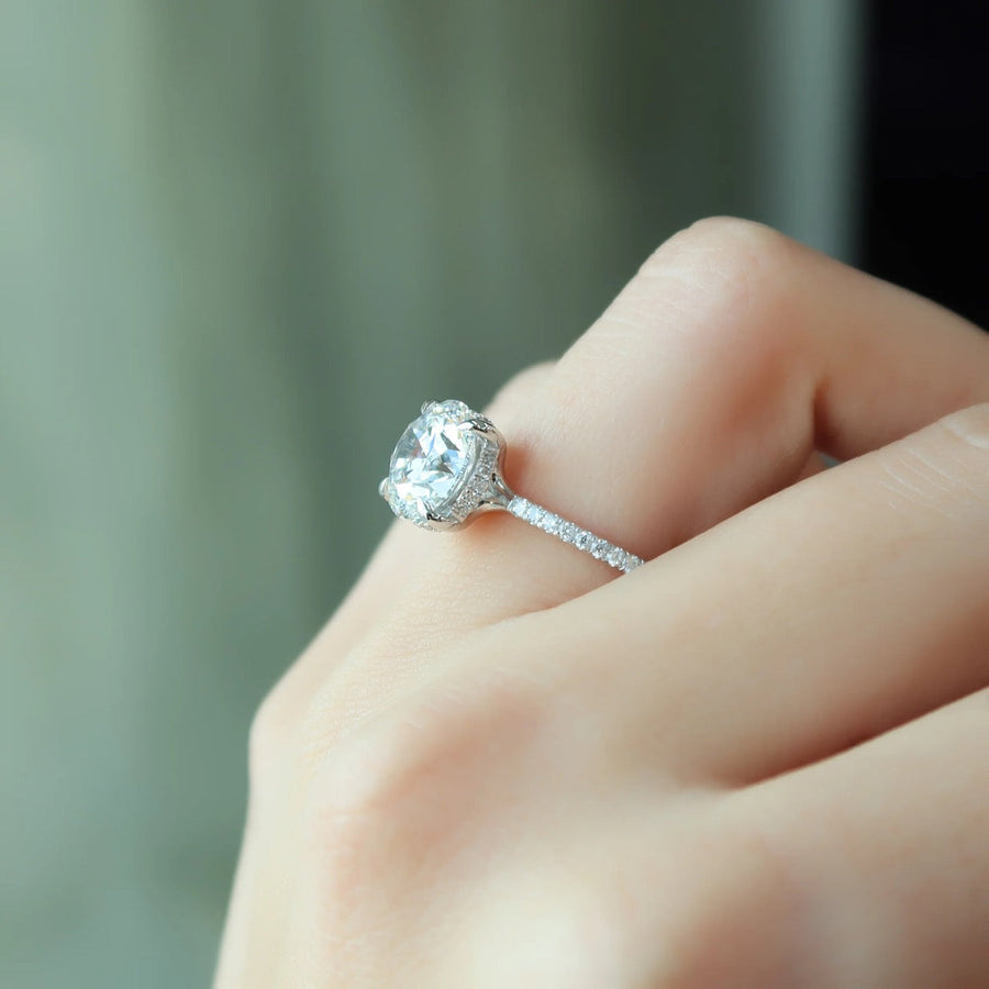  The Mandy Round Moissanite Ring 18k White Gold 004 Final
