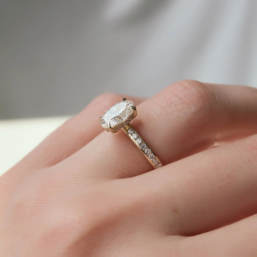  The Marilyn Oval Moissanite Ring 18k Yellow Gold 005 Final