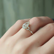  The Marquise Chelsea Pear Lab Diamond Ring 18k Yellow Gold 004 Final