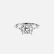  The Marquise Chelsea Princess Lab Diamond Ring 14k White Gold 001