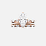  The Marquise Lucia Marquise Lab Diamond Ring 18k Rose Gold 003