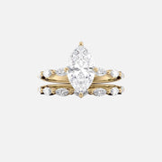  The Marquise Lucia Marquise Lab Diamond Ring 18k Yellow Gold 003