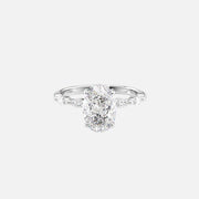  The Marquise Lucia Oval Lab Diamond Ring 18k White Gold 001