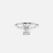  The Marquise Lucia Radiant Lab Diamond Ring 18k White Gold 001