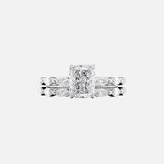  The Marquise Lucia Radiant Lab Diamond Ring 18k White Gold 003