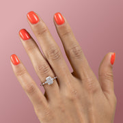  The Marquise Round Lindsey Radiant Lab Diamond Ring 14k Rose Gold 004