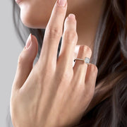 The Meera Cushion Pave Moissanite Ring - KNT - Engagement Rings, Wedding Bands & Fine Jewelry