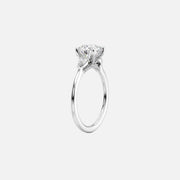  The Megan Pears Emerald Lab Diamond Ring 18k White Gold 002