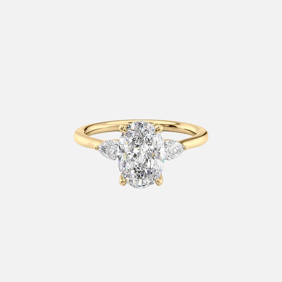  The Megan Pears Oval Lab Diamond Ring 18k Yellow Gold 001