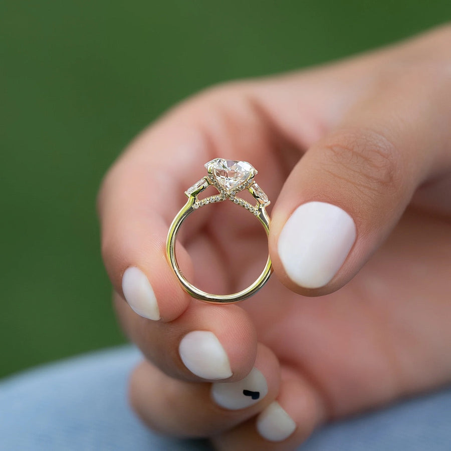  The Megan Pears Round Lab Diamond Ring 14k Yellow Gold 005 Final