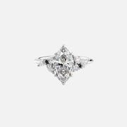  The Melissa Marquise Lab Diamond Ring 14k White Gold 001