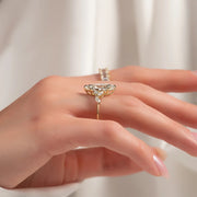  The Melissa Marquise Lab Diamond Ring 14k Yellow Gold 004 Final