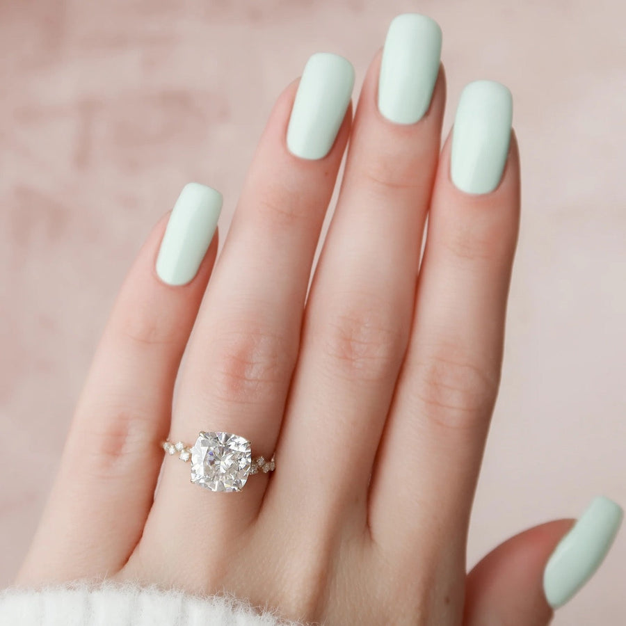  The Mia Cushion Lab Diamond Ring 14k Yellow Gold 004 Final