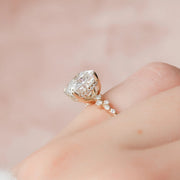  The Mia Cushion Lab Diamond Ring 18k Yellow Gold 003