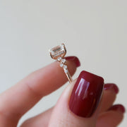  The Mia Emerald Lab Diamond Ring 18k Rose Gold 004 Final