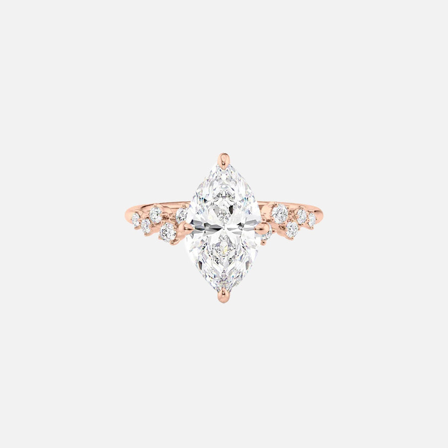  The Mia Marquise Lab Diamond Ring 14k Rose Gold 001