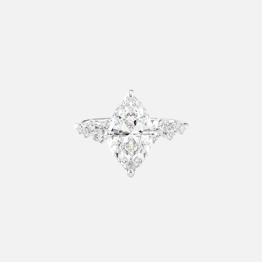  The Mia Marquise Lab Diamond Ring 14k White Gold 001