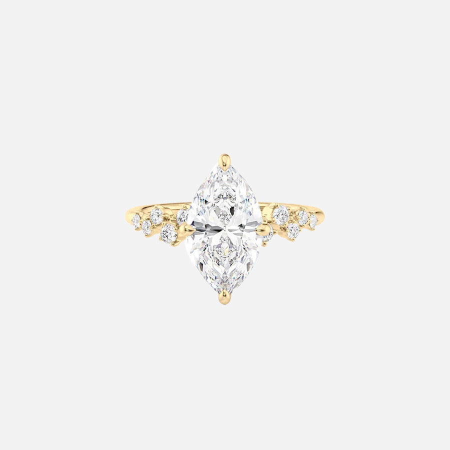 The Mia Marquise Lab Diamond Ring 14k Yellow Gold 001