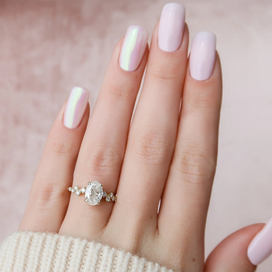  The Mia Oval Lab Diamond Ring 14k Yellow Gold 003