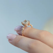  The Mia Princess Lab Diamond Ring 18k Rose Gold 004 Final