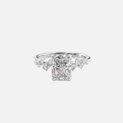  The Mia Radiant Lab Diamond Ring 18k White Gold 001