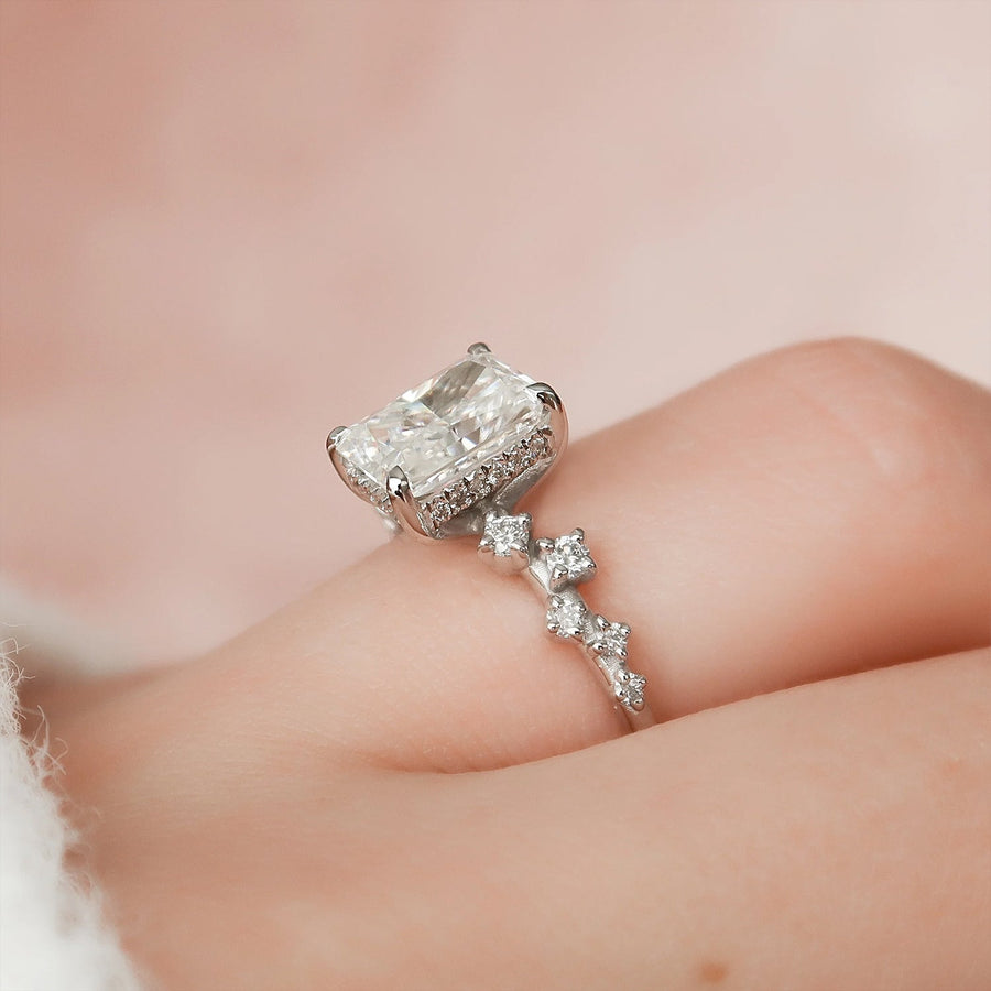  The Mia Radiant Lab Diamond Ring 18k White Gold 005 Final