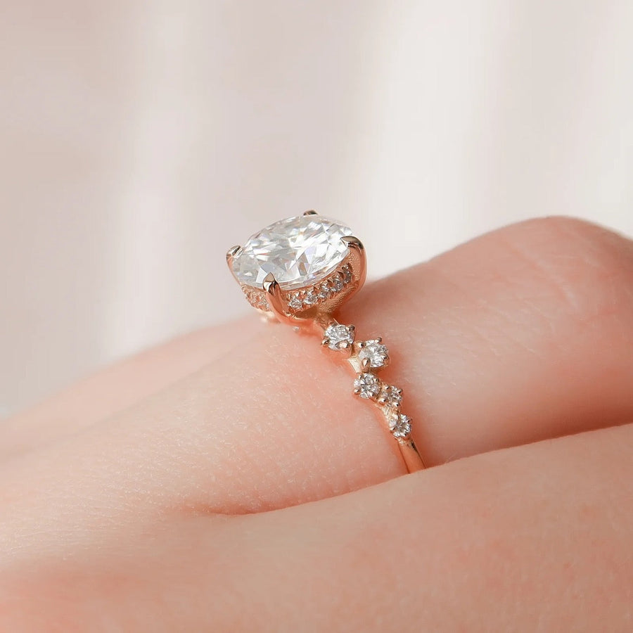  The Mia Round Lab Diamond Ring 14k Rose Gold 004 Final