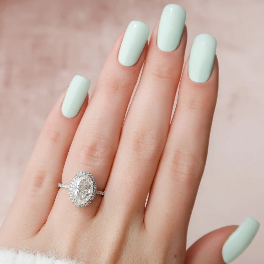  The Michelle Oval Lab Diamond Ring 18k White Gold 004 Final