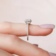  The Michelle Radiant Moissanite Ring 18k White Gold 004 Final