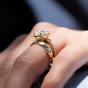  The Michelle Radiant Moissanite Ring 18k Yellow Gold 004 Final