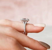  The Miley Emerald Moissanite Ring 14k White Gold 004 Final
