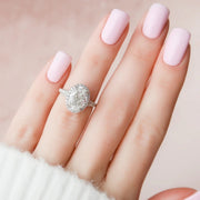  The Miley Oval Lab Diamond Ring 18k White Gold 003