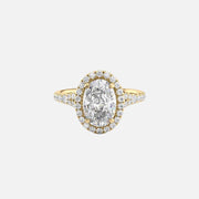  The Miley Oval Lab Diamond Ring 18k Yellow Gold 001