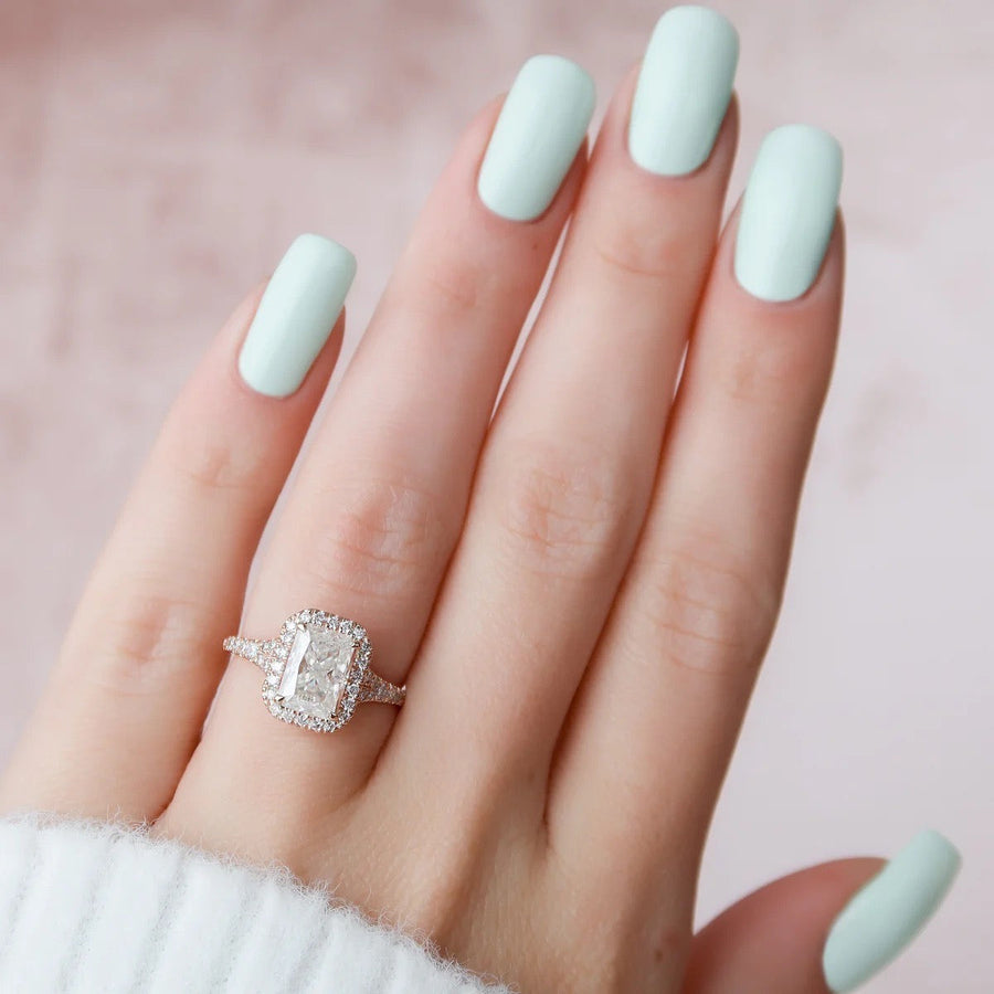  The Miley Radiant Moissanite Ring 14k Rose Gold 004 Final