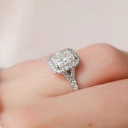  The Miley Radiant Moissanite Ring 18k White Gold 004 Final
