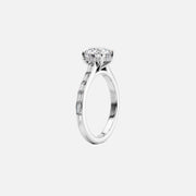  The Monica Round Lab Diamond Ring 14k White Gold 002