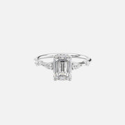  The Naomi Emerald Lab Diamond Ring 14k White Gold 001