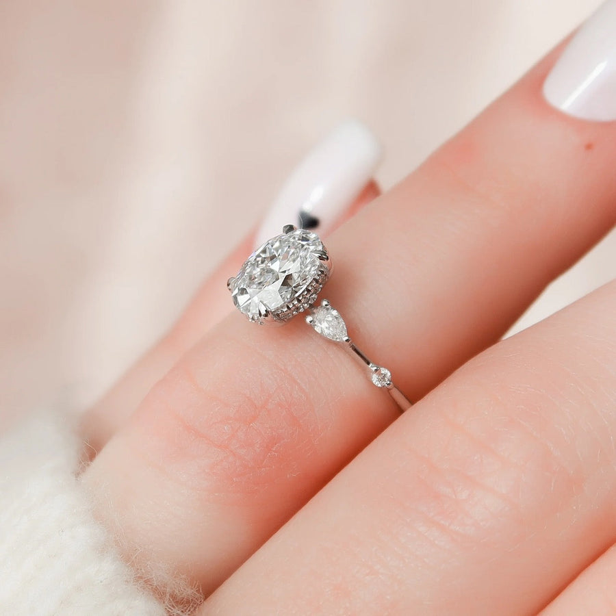  The Naomi Oval Lab Diamond Ring 14k White Gold 004 Final