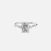  The Naomi Radiant Lab Diamond Ring 18k White Gold 001